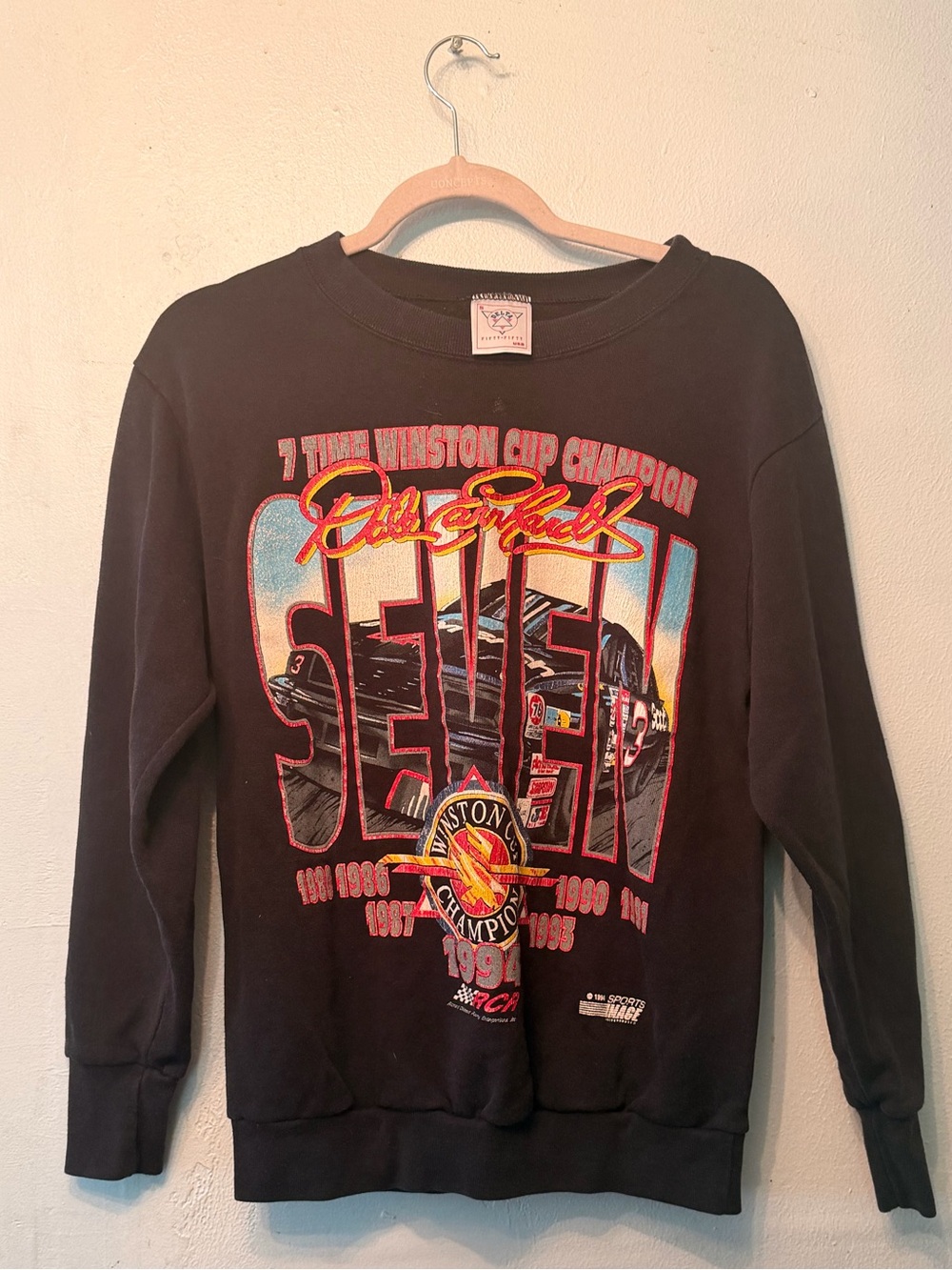 Vintage 1994 Dale Earnhardt 7-Time Winston Cup Champion NASCAR Sweatshirt Small